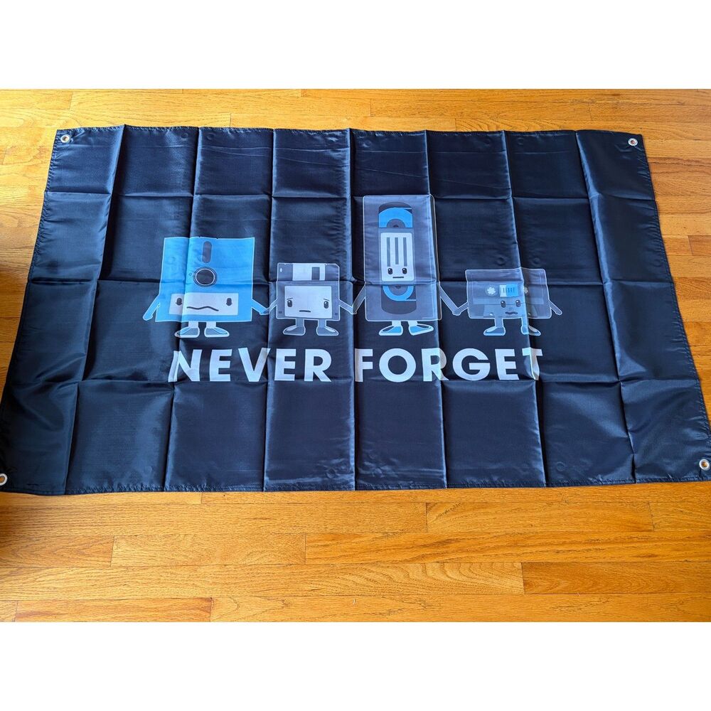 "Never Forget" 3x5 ft flag -New